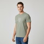 Men's Slim Fit Cotton Jersey Message Print Tee S - Shop Giordano