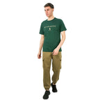 Giordano Men's Slim Fit Cotton Jersey Signature Print Tee - Premium Print Tee