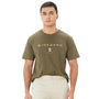Giordano Men's Slim Fit Cotton Jersey Signature Print Tee - Premium Print Tee