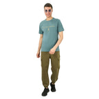 Men's Slim Fit Cotton Jersey Signature Print Tee S - Shop Giordano