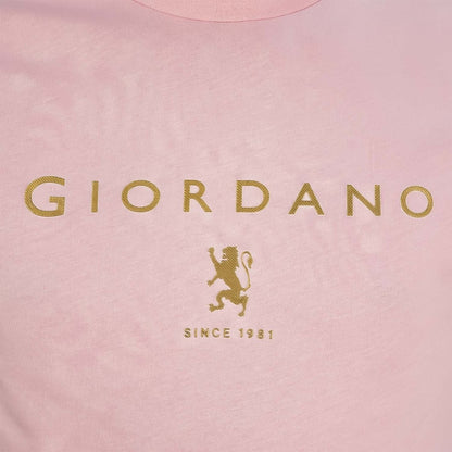 Men's Slim Fit Cotton Jersey Signature Print Tee - Giordano