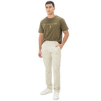 Giordano Men's Slim Fit Cotton Jersey Signature Print Tee - Premium Print Tee