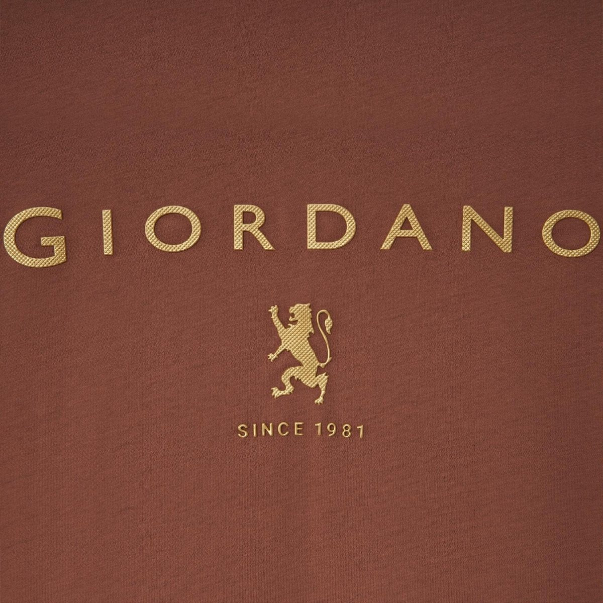 Men's Slim Fit Cotton Jersey Signature Print Tee S - Shop Giordano