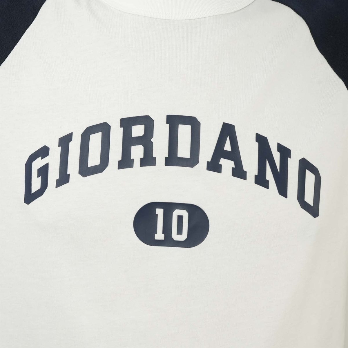 Giordano Men's Slim Fit Cotton Jersey Tee | Signature Print & Comfort - Premium Print Tee