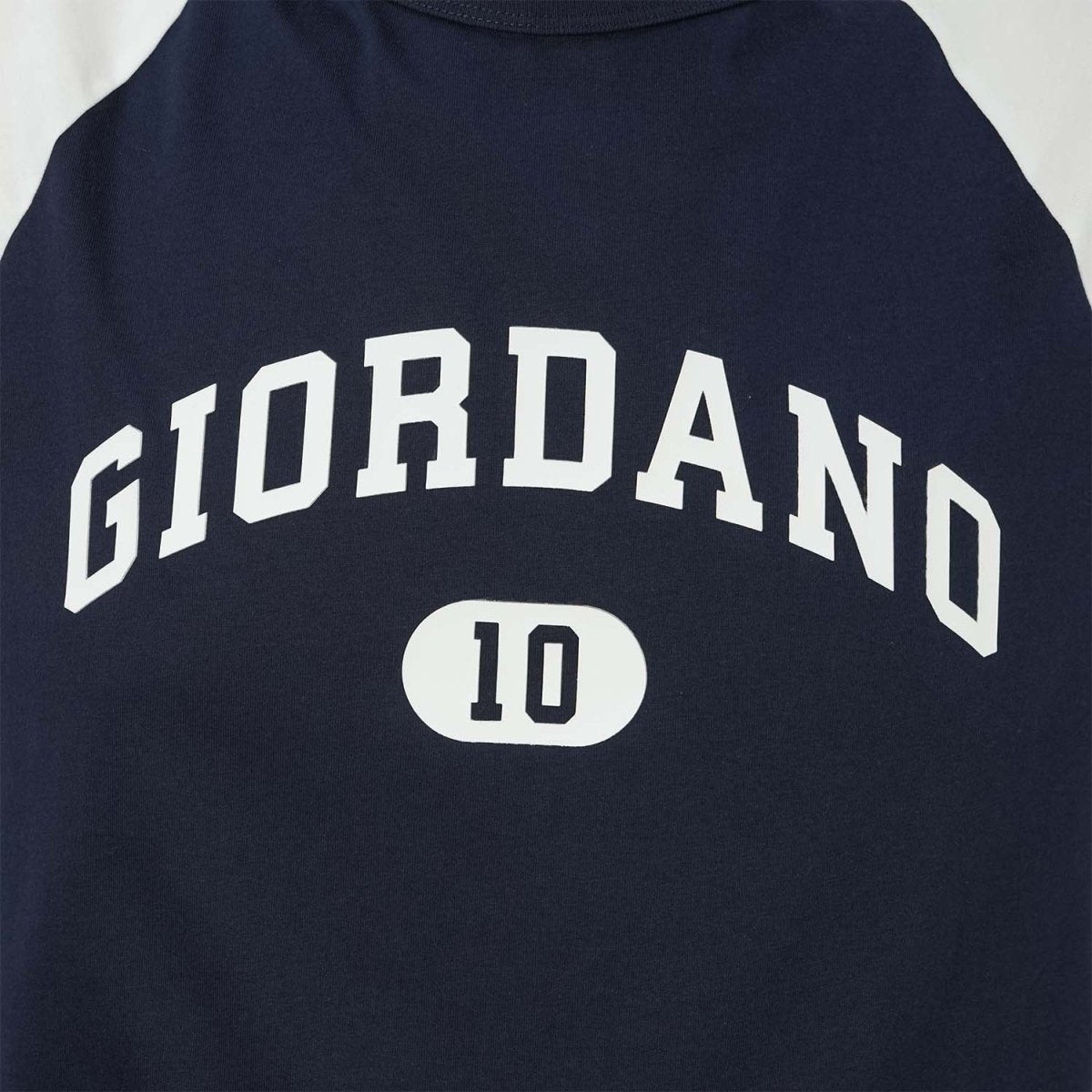 Giordano Men's Slim Fit Cotton Jersey Tee | Signature Print & Comfort - Premium Print Tee