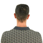 Giordano Men's Slim-Fit Cotton Lycra Bold Polo With Oval Print - Premium Polo