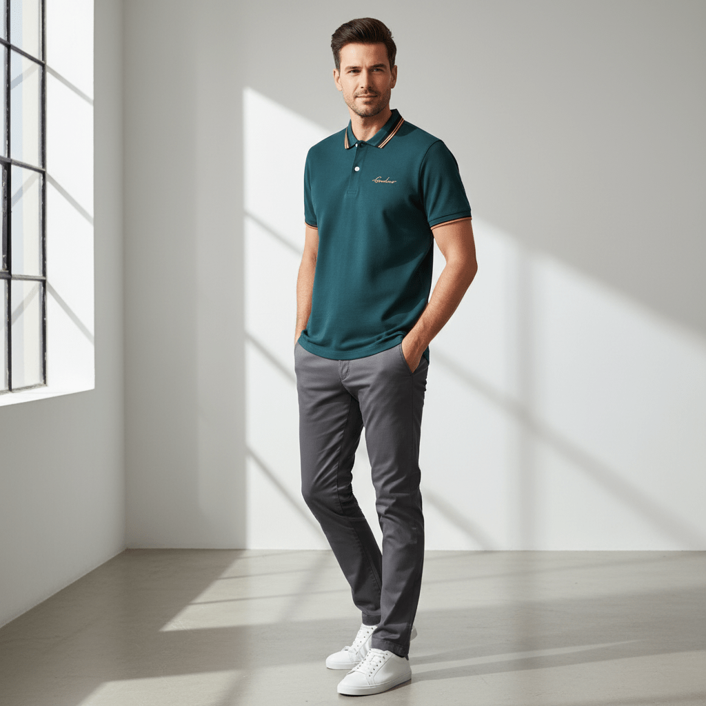 Men's Slim Fit Cotton Polo S - Shop Giordano