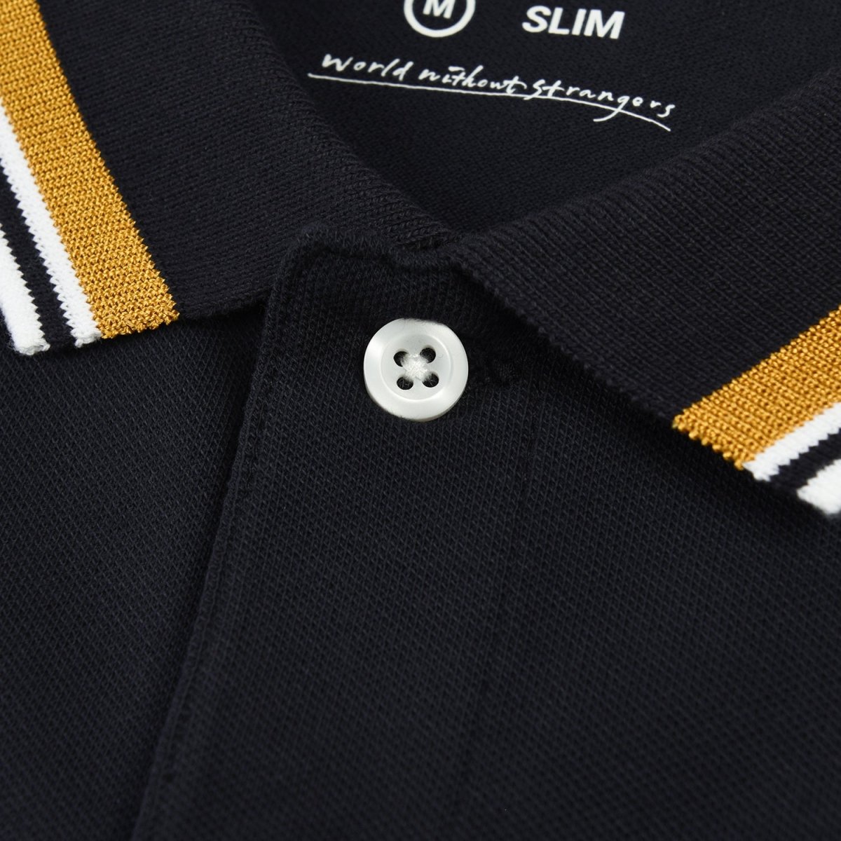 Men's Slim Fit Cotton Polo Shirt With Sailboat Embroidery - Giordano