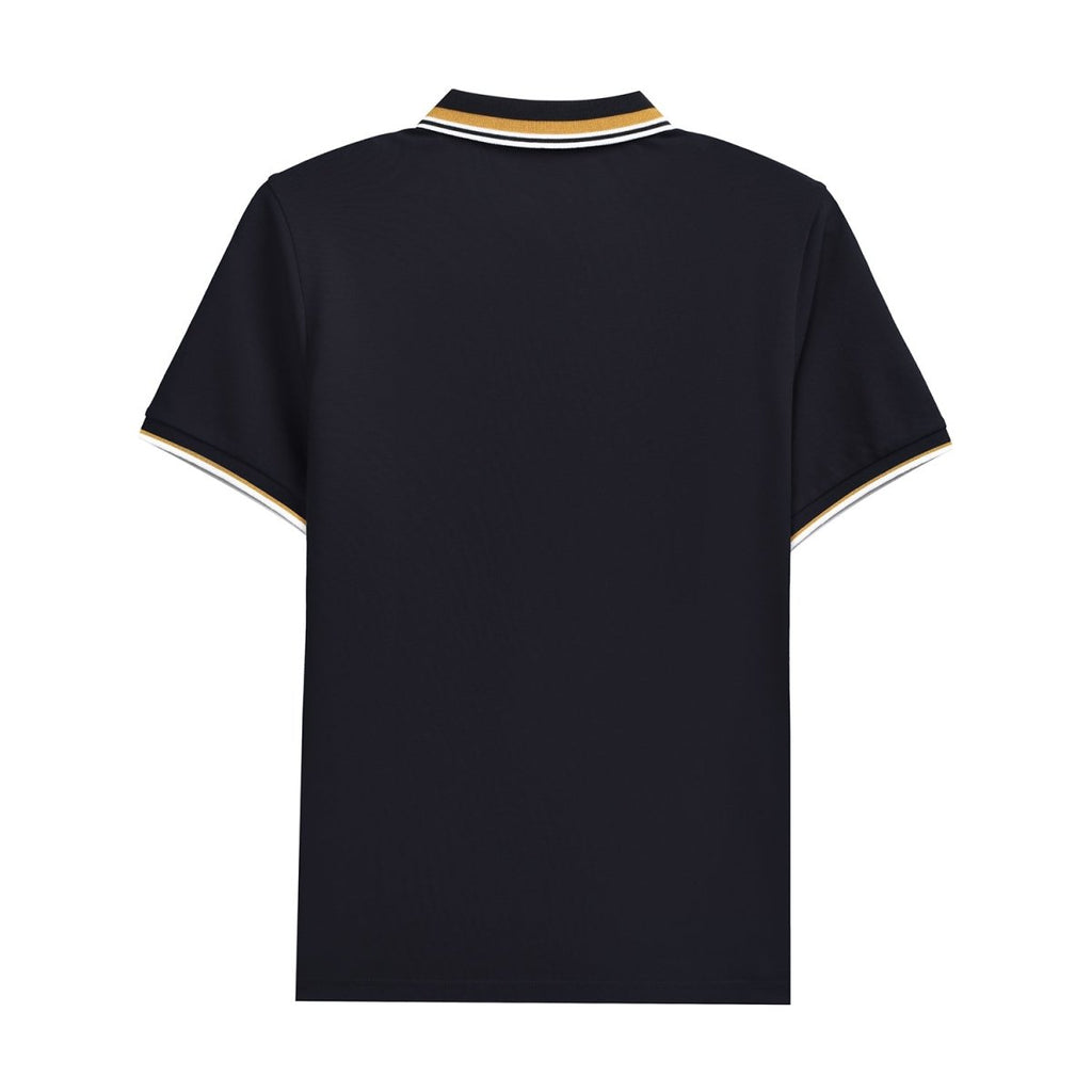 Men's Slim Fit Cotton Polo With Sailboat Embroidery XS - Shop Giordano