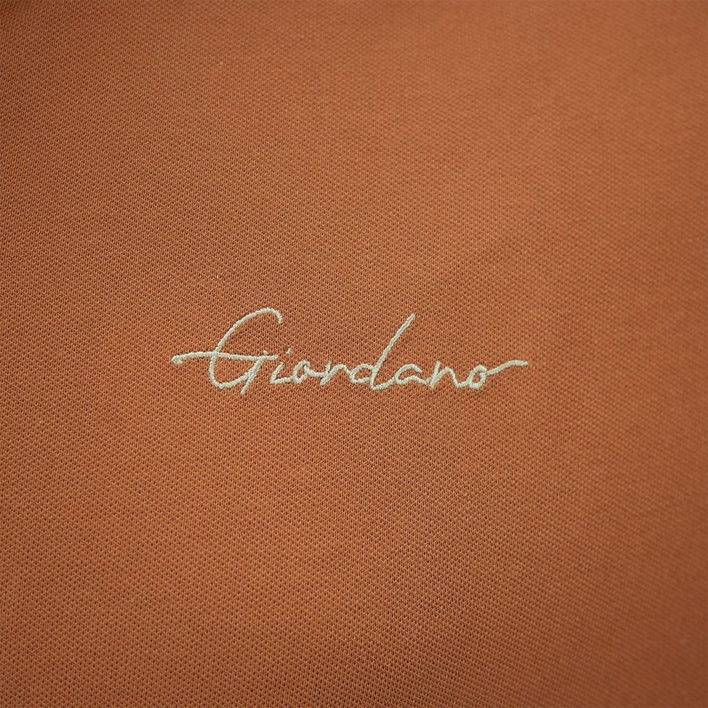 Men's Slim Fit Cotton Polo Shirt With Sailboat Embroidery XS - Shop Giordano