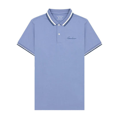 Men's Slim Fit Cotton Polo Shirt With Sailboat Embroidery - Giordano