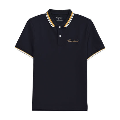 Men's Slim Fit Cotton Polo Shirt With Sailboat Embroidery - Giordano
