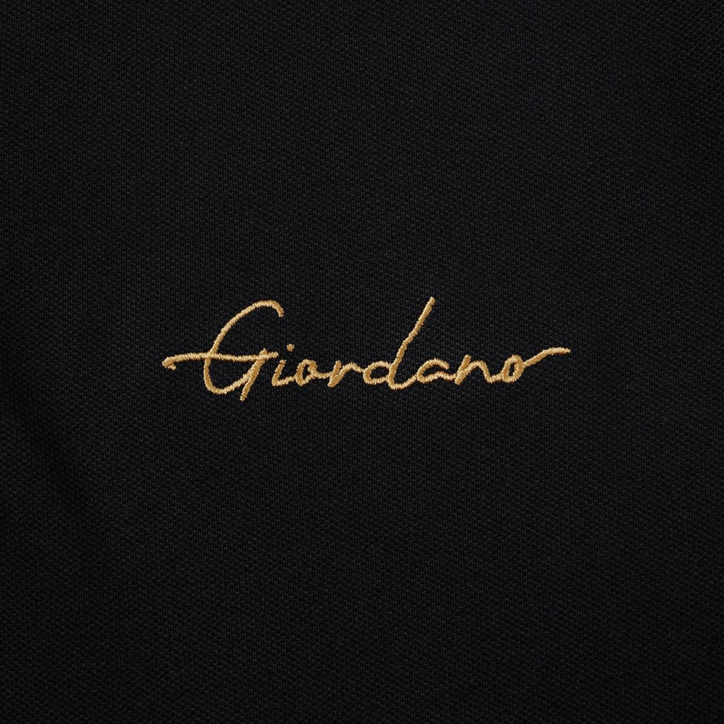 Men's Slim Fit Cotton Polo Shirt With Sailboat Embroidery XS - Shop Giordano