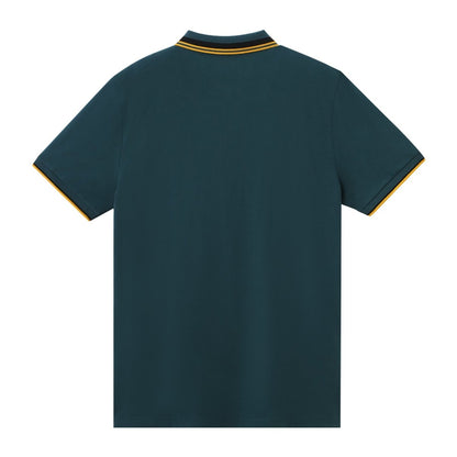 Men's Slim Fit Cotton Polo Shirt With Sailboat Embroidery - Giordano