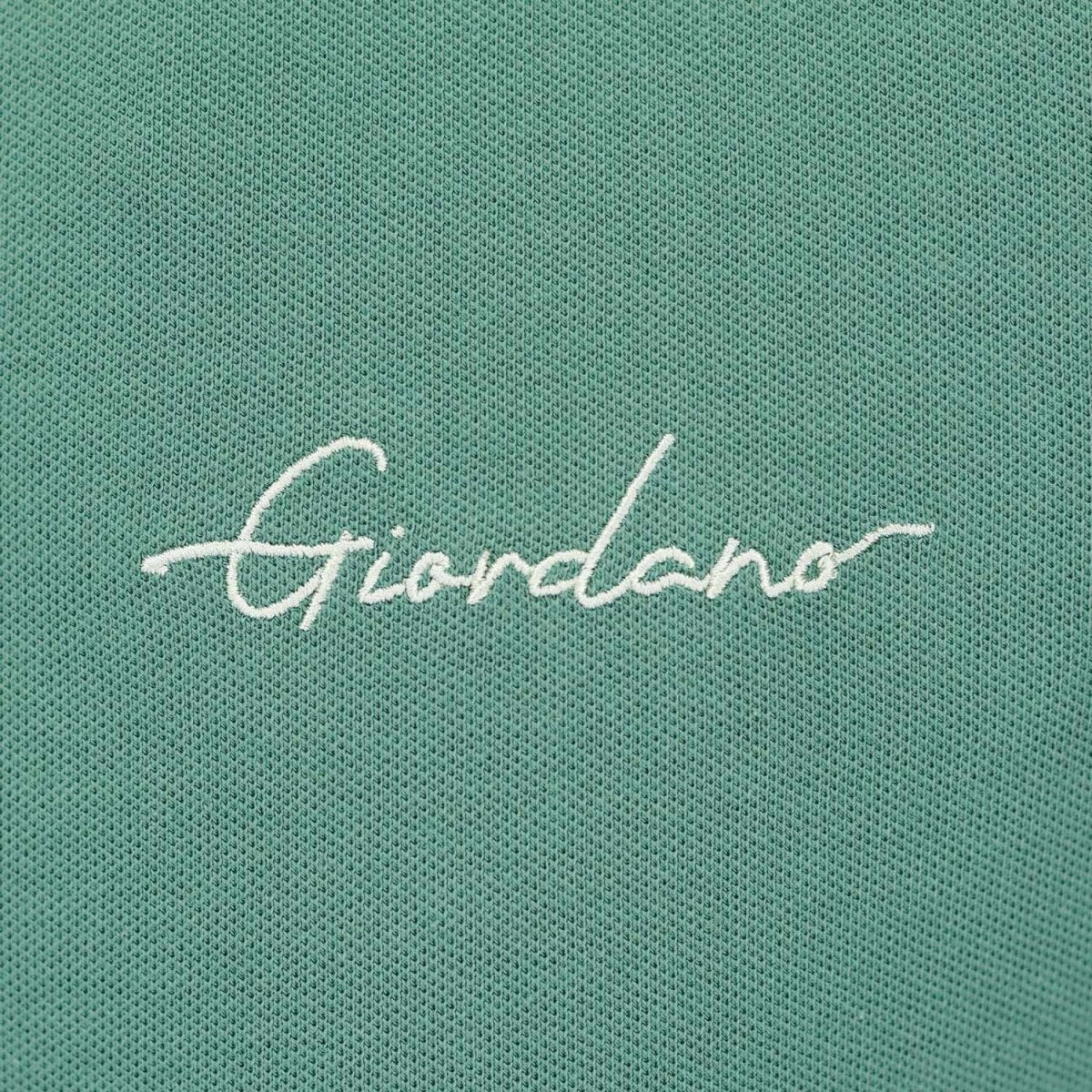 Men's Slim Fit Cotton Polo Shirt With Sailboat Embroidery - Giordano