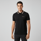 Men's Slim Fit Cotton Polo Shirt With Sailboat Embroidery S - Shop Giordano