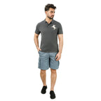 Men's Slim Fit Cotton Short Sleeve Napoleon Polo S - Shop Giordano