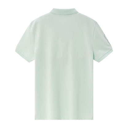 Men's Slim Fit Cotton Short Sleeve Napoleon Polo - Giordano