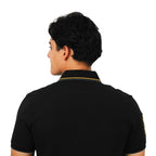 Men's Slim Fit Cotton Short Sleeve Napoleon Polo S - Shop Giordano