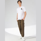 Men's Slim Fit Cotton Short Sleeve Napoleon Polo S - Shop Giordano