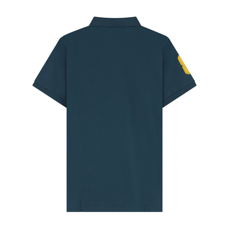 Giordano Men's Slim Fit Cotton Short Sleeve Napoleon Polo - Premium Polo