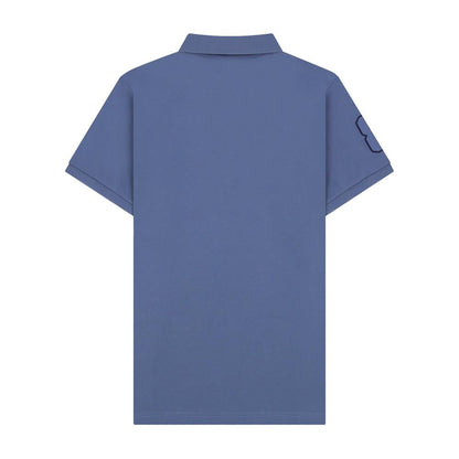 Men's Slim Fit Cotton Short Sleeve Napoleon Polo - Giordano