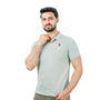 Men's Slim Fit Cotton Short Sleeve Napoleon Polo S - Shop Giordano