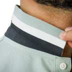 Men's Slim Fit Cotton Short Sleeve Napoleon Polo S - Shop Giordano