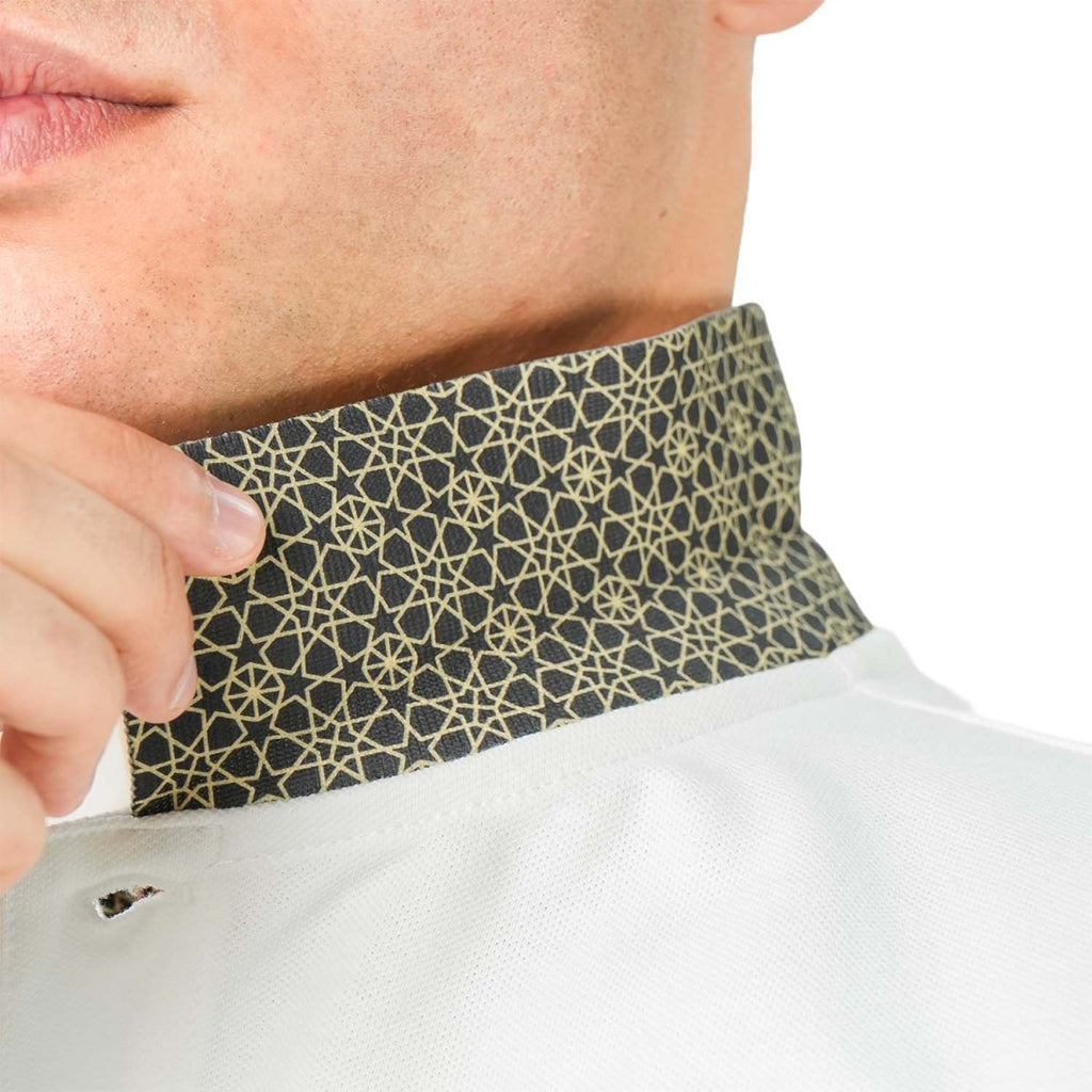 Men's Slim Fit Cotton Short Sleeve Napoleon Polo S - Shop Giordano