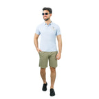 Men's Slim Fit Cotton Short Sleeve Napoleon Polo S - Shop Giordano