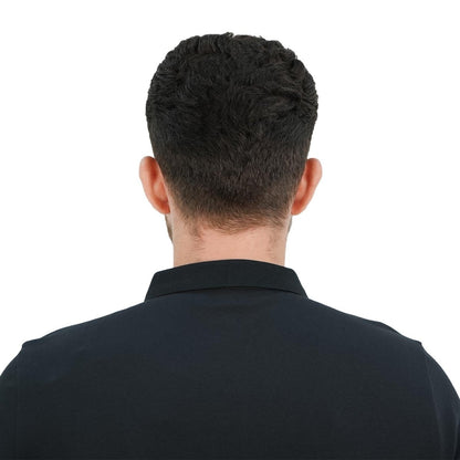 Men's Slim Fit Cotton Short Sleeve Napoleon Polo - Giordano