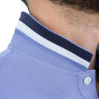 Men's Slim Fit Cotton Short Sleeve Napoleon Polo S - Shop Giordano