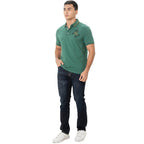 Men's Slim Fit Cotton Short Sleeve Napoleon Polo S - Shop Giordano