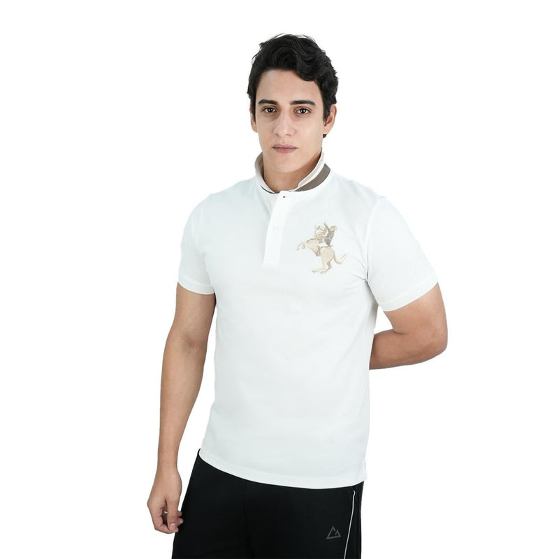 Men's Slim Fit Cotton Short Sleeve Napoleon Polo S - Shop Giordano