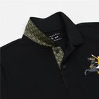 Men's Slim Fit Cotton Short Sleeve Napoleon Polo S - Shop Giordano