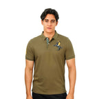 Men's Slim Fit Cotton Short Sleeve Napoleon Polo S - Shop Giordano
