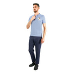 Men's Slim Fit Cotton Short Sleeve Napoleon Polo S - Shop Giordano
