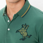 Men's Slim Fit Cotton Short Sleeve Napoleon Polo S - Shop Giordano
