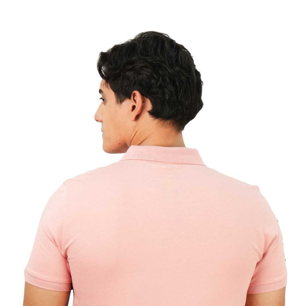 Men's Slim Fit Cotton Short Sleeve Napoleon Polo S - Shop Giordano