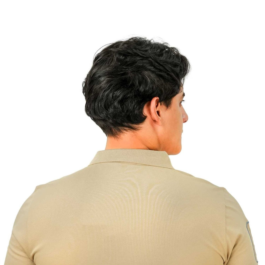 Men's Slim Fit Cotton Short Sleeve Napoleon Polo S - Shop Giordano