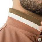 Men's Slim Fit Cotton Short Sleeve Napoleon Polo S - Shop Giordano