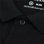 Men's Slim Fit Cotton Short Sleeve Napoleon Polo S - Shop Giordano