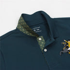 Giordano Men's Slim Fit Cotton Short Sleeve Napoleon Polo - Premium Polo