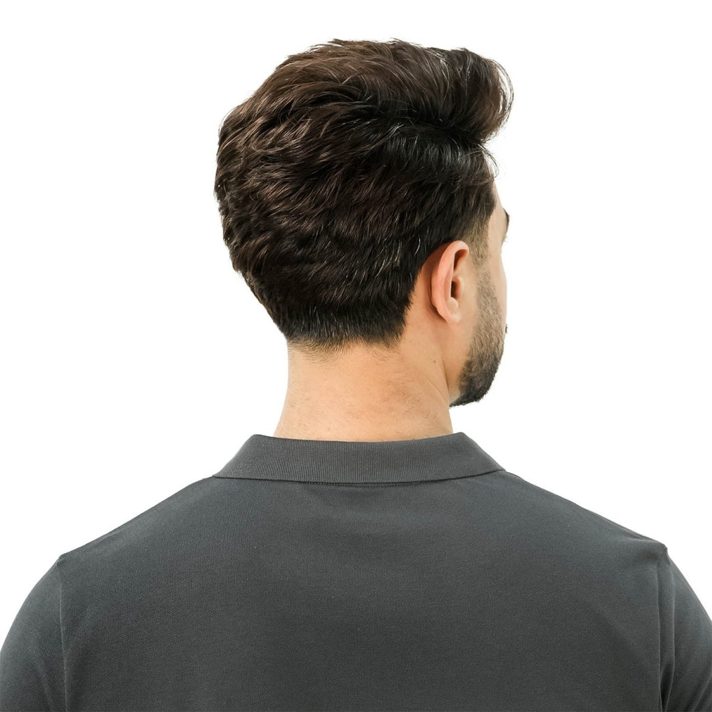 Men's Slim Fit Cotton Short Sleeve Napoleon Polo S - Shop Giordano