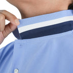 Men's Slim Fit Cotton Short Sleeve Napoleon Polo S - Shop Giordano