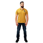 Men's Slim Fit Cotton Short Sleeve Napoleon Polo S - Shop Giordano