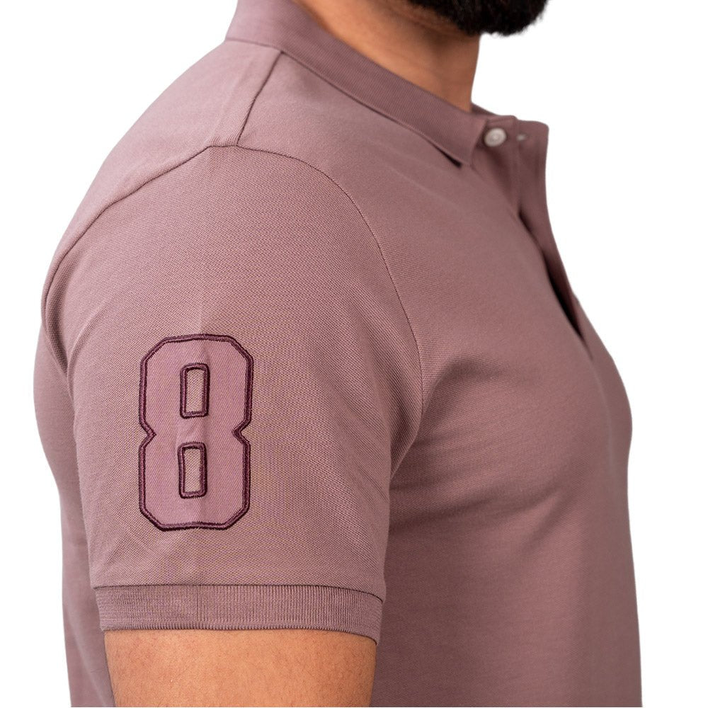 Men's Slim Fit Cotton Short Sleeve Napoleon Polo S - Shop Giordano