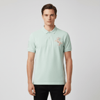 Men's Slim Fit Cotton Short Sleeve Napoleon Polo S - Shop Giordano