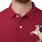 Men's Slim Fit Cotton Short Sleeve Napoleon Polo S - Shop Giordano