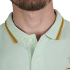 Men's Slim Fit Cotton Short Sleeve Napoleon Polo S - Shop Giordano